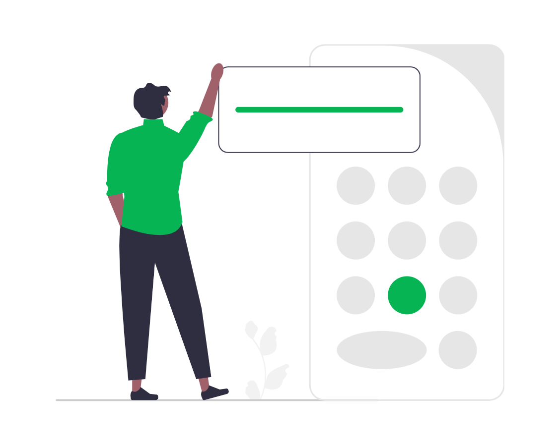 Invoice fee calculator illustration